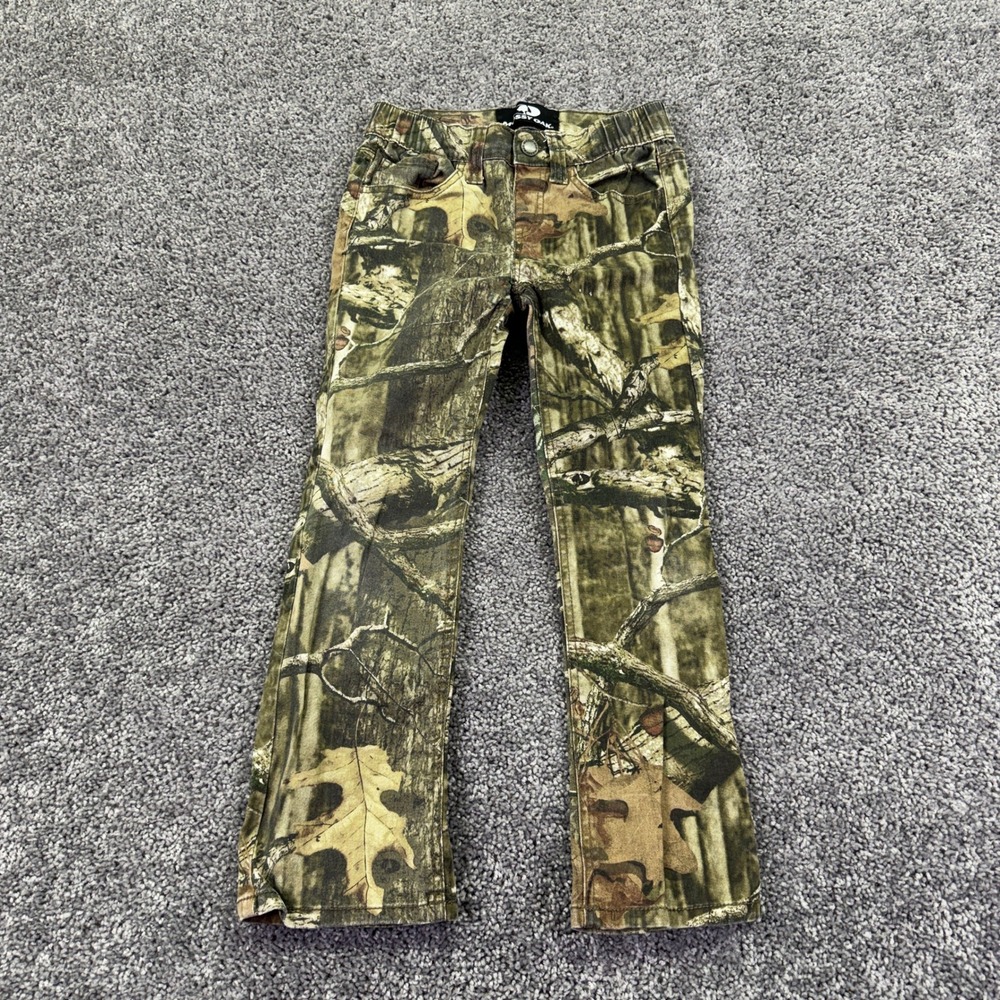 Mossy Oak Pants Boys S Green Camo Camouflage